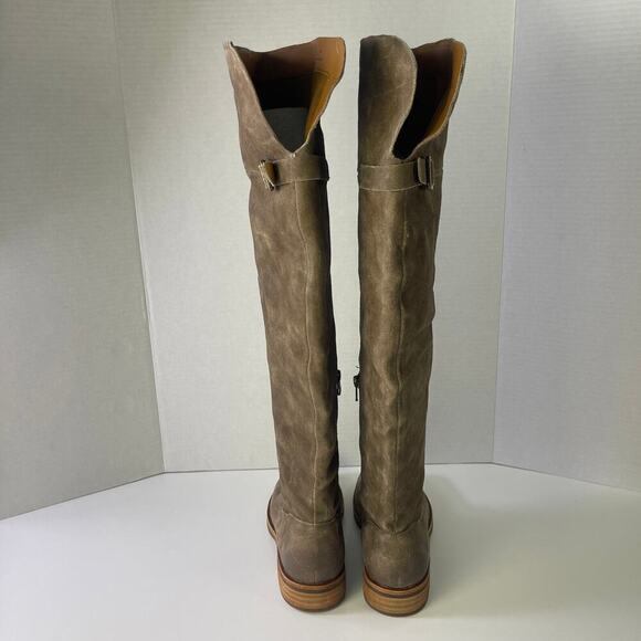 Kork-Ease Addison Over the Knee Suede Boot Taupe 8.5 M - Picture 5 of 11